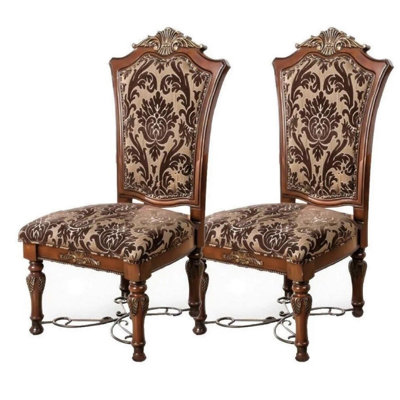 Traditional Set of 2pcs Side Chairs