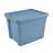 Sterilite 12 Gallon Latching Tote, Stackable Storage Bin with Lid, Blue, 18 Pack