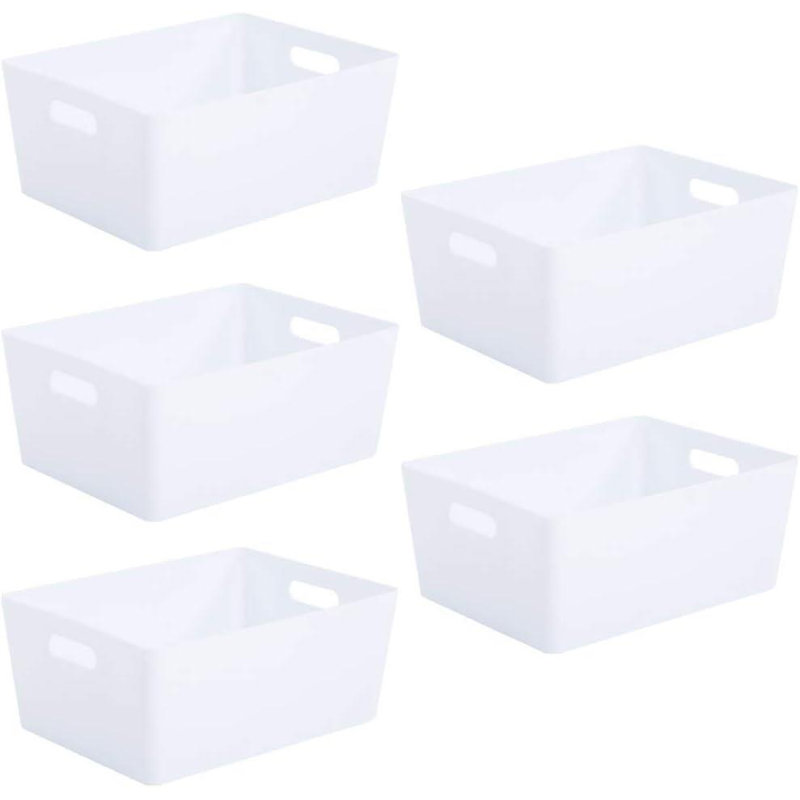 Rebrilliant Decorative Bin, Grey