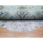 11'10"x11'10" Blue Shah Abbas Vines Design Hand Knotted Wool Round Rug 0CE3BB3247D041DB97C1BC20CF071537
