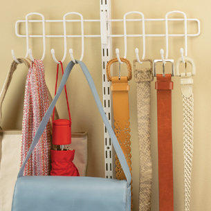 Shelf Track Wall Mounted Coat Rack