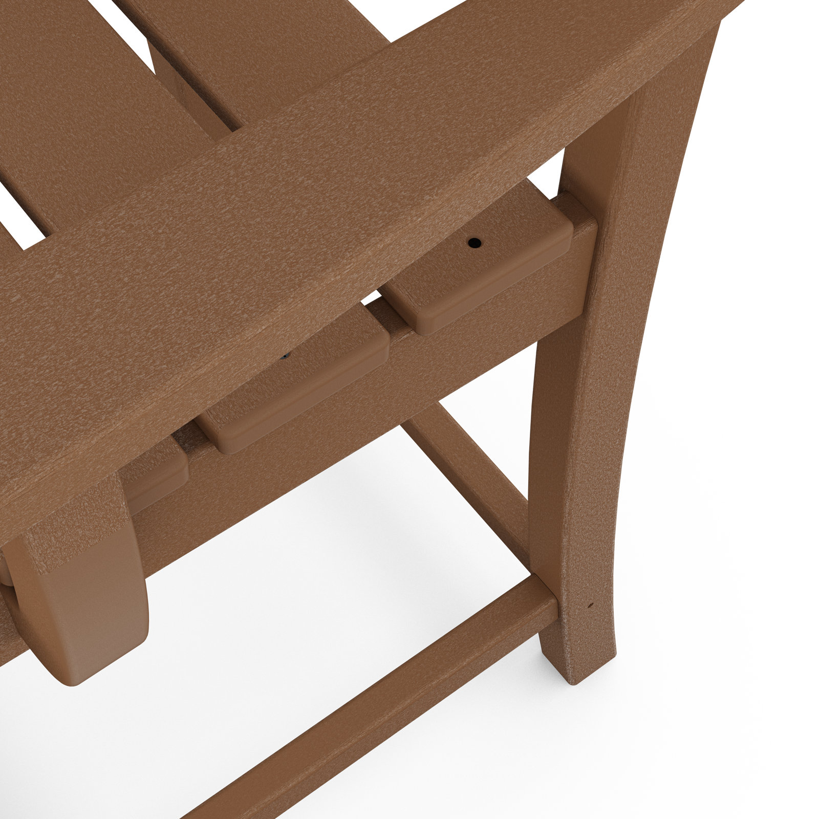 POLYWOOD® Lakeside Counter Patio Bar Stool, Teak