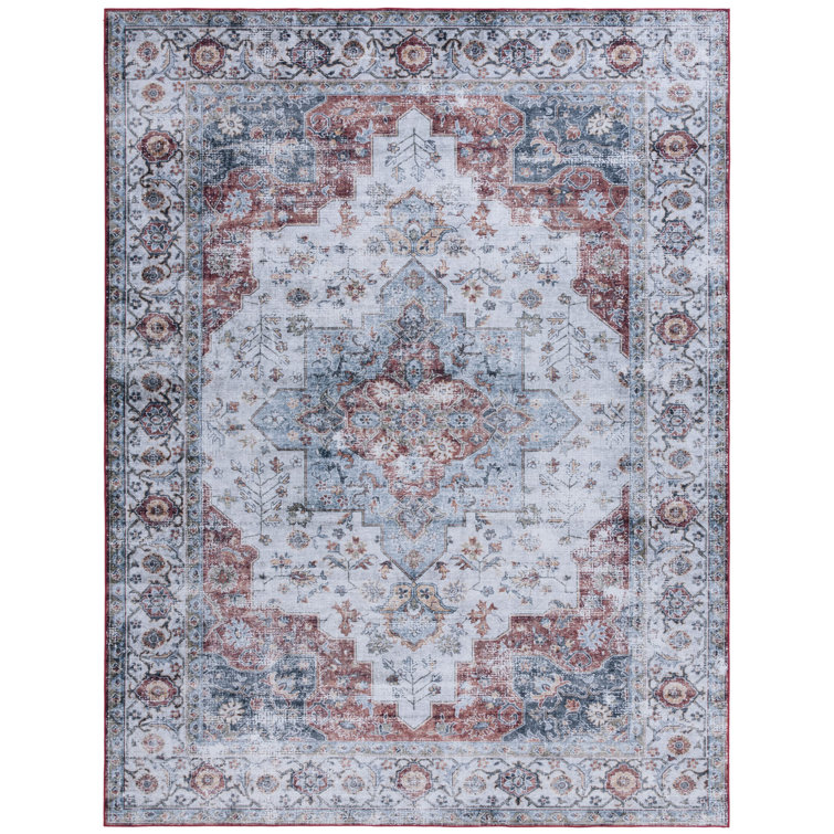 Melhado Performance Machine Washable Oriental Rug