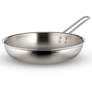 All-Clad d5 Stainless Brushed 4 Qt. Saute Pan with Domed Lid — Bedeyea