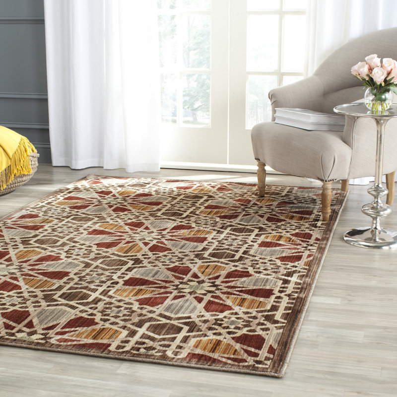 Sarabia Infinity Performance Geometric Rug, Rectangle 8' x 10'