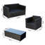 Holleran Rattan 4 - Person Seating Group