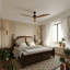 65" 3-Blade Ceiling Fan - 6 Speed Settings With Remote Control
