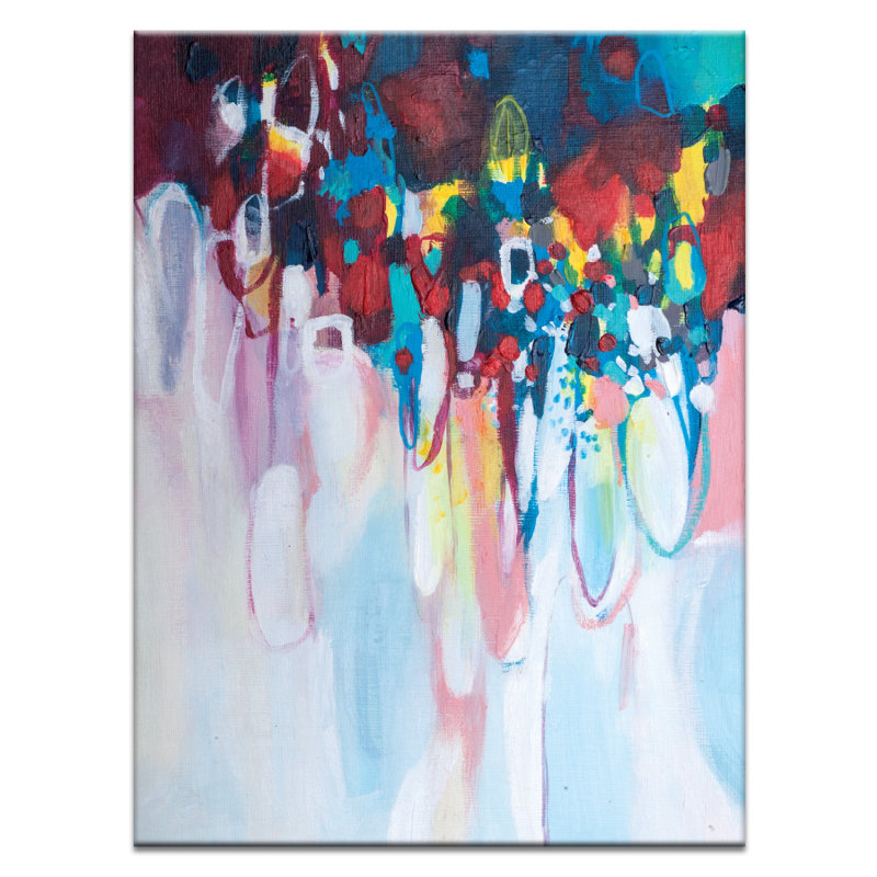 Amanda Morie - Painting on Canvas, 51cm H x 41cm W, Timber Floater Framed