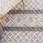 Natura Hand Woven Wool/Cotton Geometric Rug in Ivory/Charcoal-1658674291