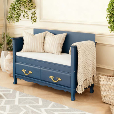 Banc à chaussures avec coussin amovible
