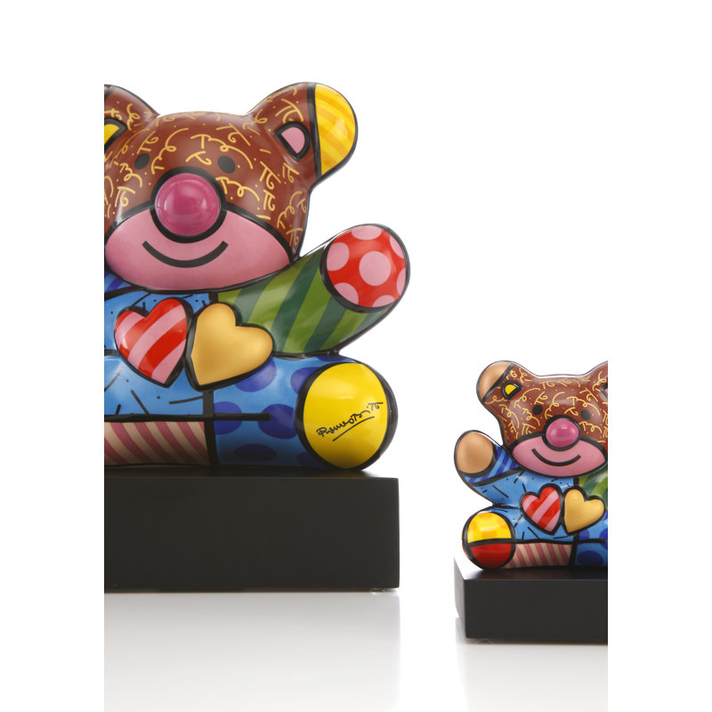 Romero Britto Figurines & Sculptures, 30cm H x 25cm W x 17cm D