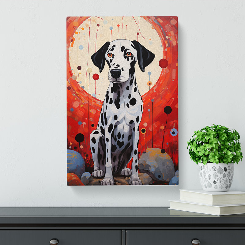 Dalmation Orphism - Wrapped Canvas Print
