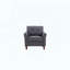 Chaise d'appoint rembourrée avec dossier capitonné-1460568783