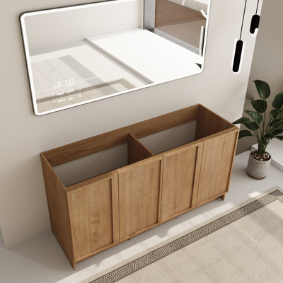 Base de meuble-lavabo double 60 po Ithran