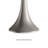 Ebern Designs 24.5" Table Lamps and 63.5" Floor Lamp - 3 Piece Modern Metal Lights for Living Room, Bedroom, or Entry with Flared Base and LED Bulbs-433899700-433899703