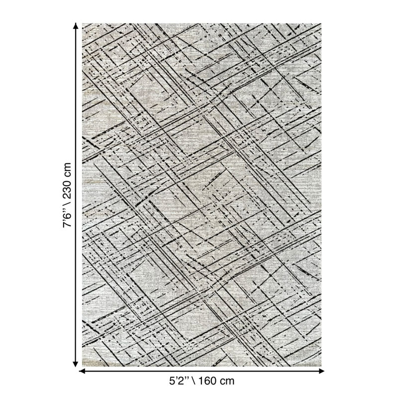 Tapis Latreva, Rectangle 5 pi 3 po x 7 pi 6 po
