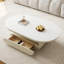 Table basse beige en bois manufacturé et ovale-1059238121-1059238124
