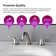 Carles Widespread 2-handle Bathroom Faucet with Drain Assembly