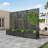 Metal Planter Box with Trellis with Wheels-689363929