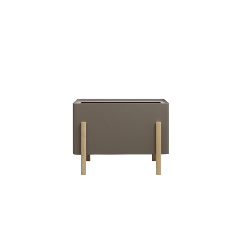 Koby Metal Planter Box, Taupe