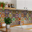 5'' W x 5'' L Vinyl Peel and Stick Mosaic Tile
