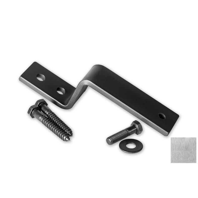 Steel Bracket, Brushed Nickel
