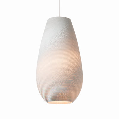 Scraplights Drop 26 Pendant White