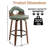 Leona Wooden Faux Leather Bar Stools-343979291-343979294
