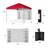 10X10ft Easy Setup Pop Up Canopy, Portable Tent W/ Side Wall, 1-Button Push, Case-99693130