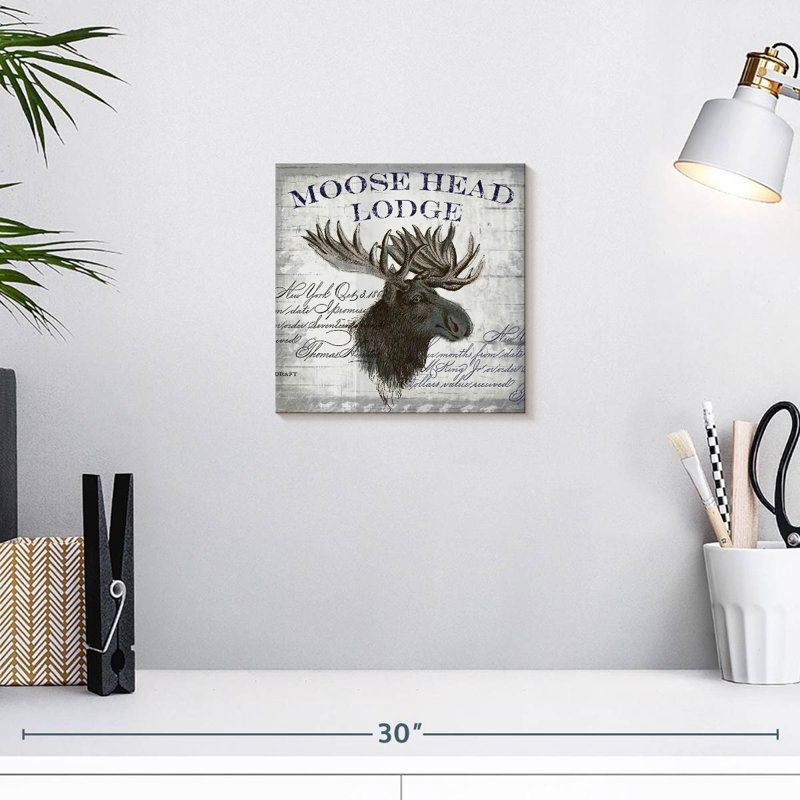 Tergel Moose Head Lodge, H 10 po x l 10 po