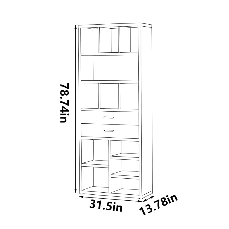 Living room study home bookcase