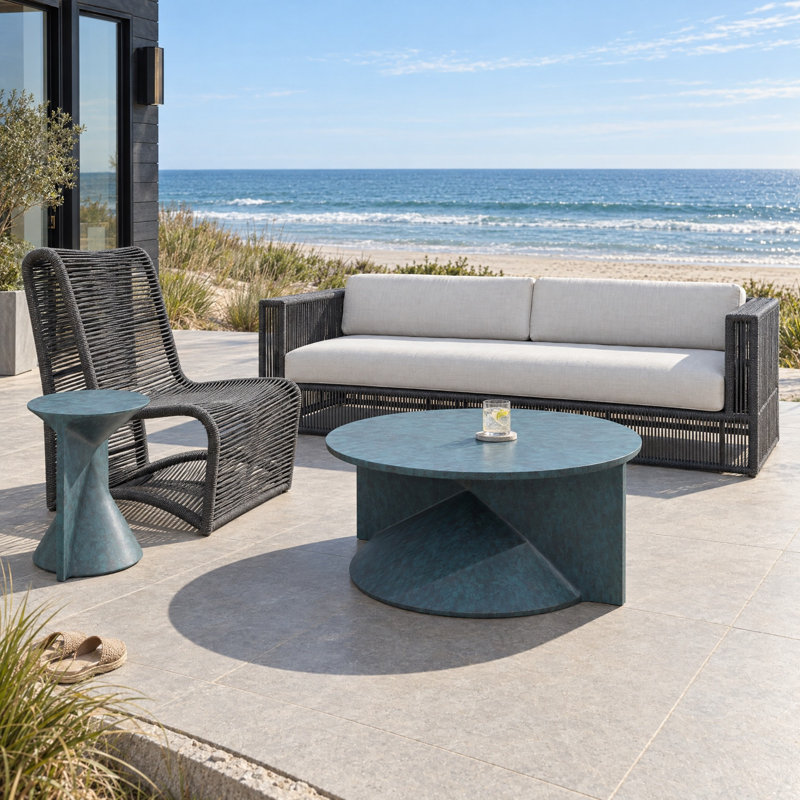 Bazaar Outdoor Round Side Table