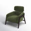 Armchair Chair with Ottoman-6924819