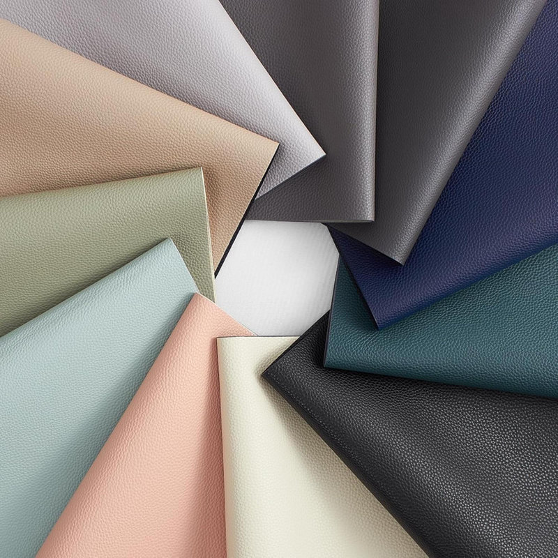 Ensemble de 8 napperons en vinyle résistants à la chaleur 100% imperméables, lavables et essuyables, Bleu sarcelle / Gris