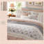 de literie en percale de coton, rosé, campagnard chic, très grand californien