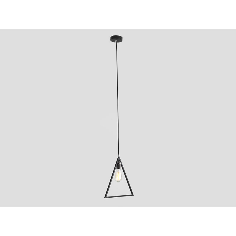 1 - Light White Geometric Pendant, White