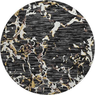 Premium Machine Washable Cortes AMF1046 Striped Rug