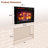 Merola 28"W Recessed Electric Fireplace with Remote