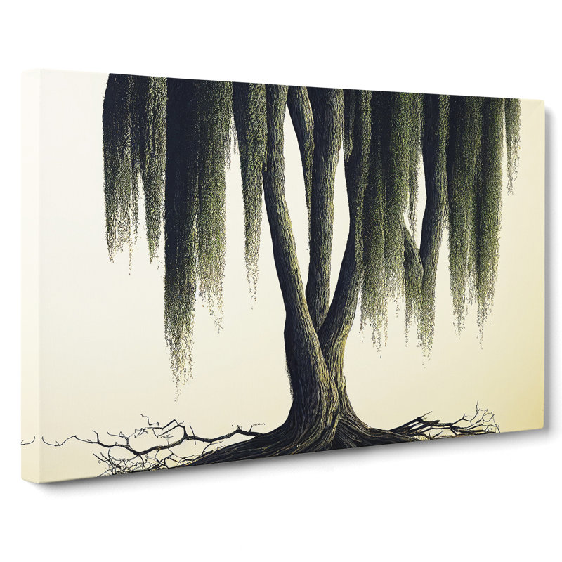 Sensational Weeping Willow Tree - Wrapped Canvas, 35cm H x 50cm W x 3cm D