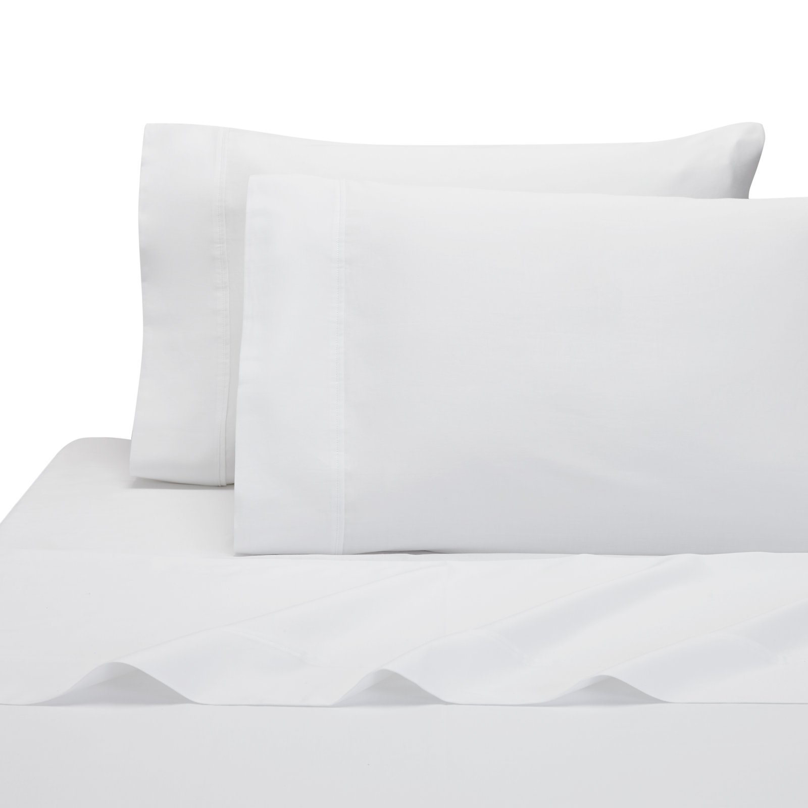 Letto Studio Bedding Cotton Duvet Cover Set, Full/Queen Duvet Cover, White