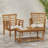 2 CLUB CHAIRS + TABLE