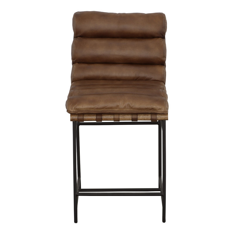 Luca Stool, Brown, Counter Stool (23.6" Seat Height)