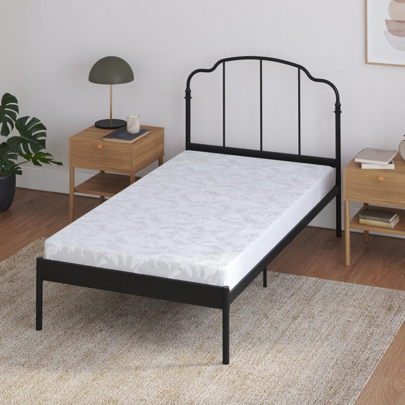 Fulmer Twin Polyester Filled Mattress with Jacquard Cover, 5"