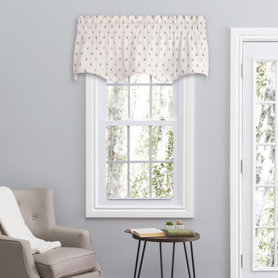Casiodoro Cotton Dots Scalloped Window Valance