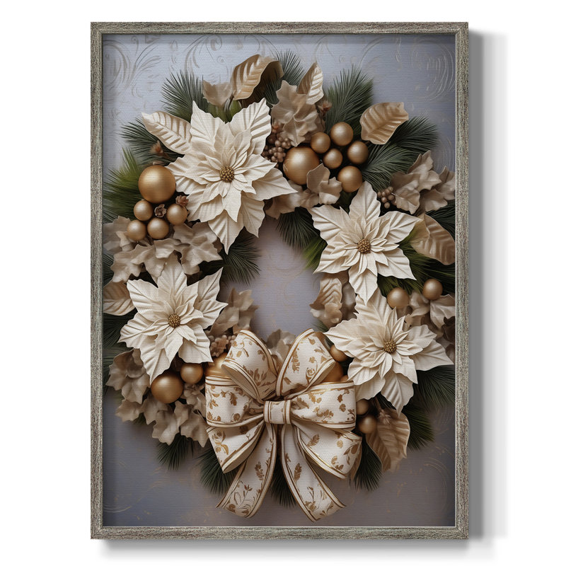 «Christmas Holiday Art DCCV III», reproduction d'art encadrée - bois massif, H 11 po x l 9 po