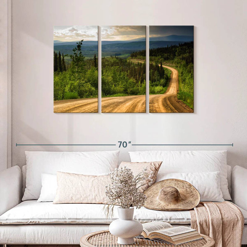 Rorry Dalton Highway Trail, 28" H x 45" W