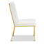 Chaise d'appoint blanche Annis
