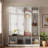 Farmhouse Hall Tree With 4 Hidden Hanging Hooks, Seating Bench, Storage Cabinet And Open Compartment-900568271