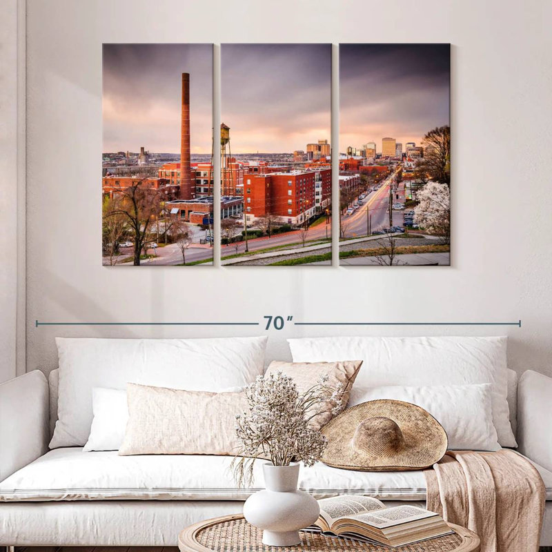 Richmond Virginia Skyline, 32" H x 50" W