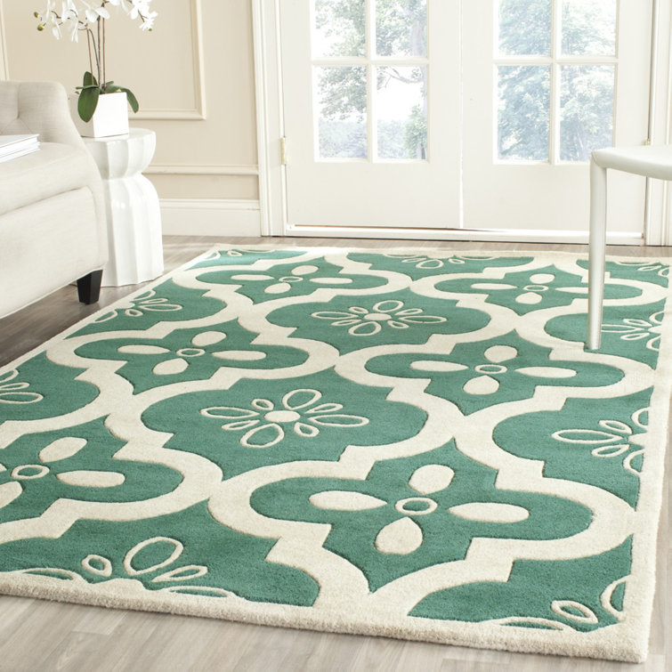 Carolene Hand Tufted Wool Geometric Rug